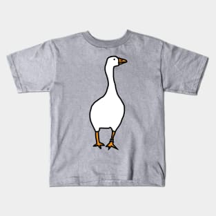 White Goose Gaming Design Kids T-Shirt